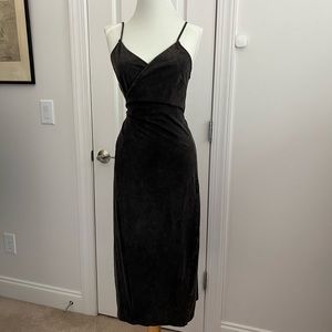 Forever 21, true wrap sundress, faded black, Medium
